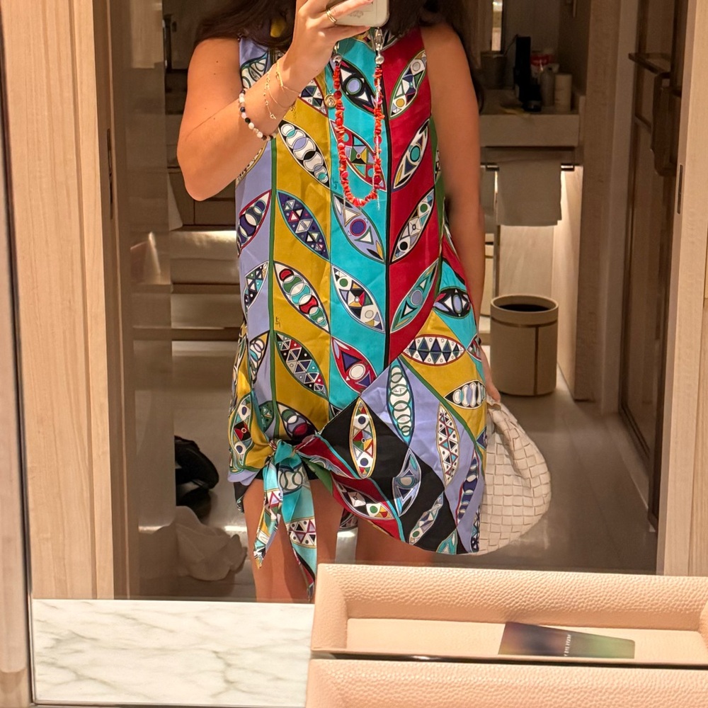 Emilio Pucci Black Midi Slip Top